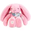 Image de Peluche Lapin Fleurette 25 Cm Rose