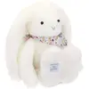 Image de Peluche Lapin Fleurette 35 Cm Blanc