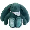 Image de Peluche Doudou & compagnie Lapin Fleurette Vert 35 cm DC4305