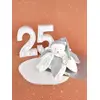 Image de Doudou 25 ans - OURS ARGENT - Pantin attache-sucette argent