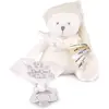 Image de Peluche Attache-sucette Ours Pantin Argent (20 Cm) Blanc