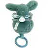 Image de Boîte à musique Doudou & compagnie Lapin Vert 25 cm DC4367