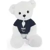 Image de Peluche avec t-shirt Equipe de France 30 cm Blanc TU JO2453