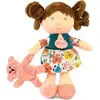 Image de Peluche Jolijou Ma Premiere Poupee Mlle Petunia Multicolore 20 cm JJ6062