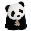 Image de Peluche Panda 20 Cm Noir