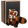 Image de Peluche Panda Rouge 20 Cm Marron