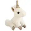 Image de Porte-clés Peluche Licorne Or Blanc