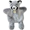 Image de Marionnette À Main Panda Gris 25 Cm Gris