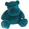 Image de Peluche Hippo Hip Chic Bleu 40 Cm Bleu