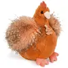 Image de Peluche Poule Poulette 20 Cm Orange