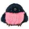 Image de Peluche Oiseau Les Cui-cui Paradis 15 Cm Rose
