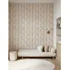 Image de Papier peint guirlande de fleurs rose