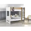 Image de Lit Superposé Opus Blanc Et Bois