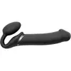 Image de Strap-on vibrant télécommandé 3 moteurs noir XL
