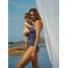 Image de Maillot De Bain De Grossesse Manitoba Bleu