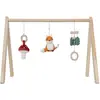 Image de Arche D'éveil En Bois Forêt Orange, Rouge, Bleu