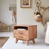 Image de Chevet Enfant En Bois D'acacia Oslo Naturel