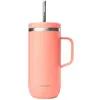 Image de Gobelet isotherme inox avec anse Qwetch Orange 600 ml QD3868H