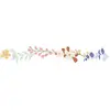 Image de Frise Adhésive Fleur Liv (5 M) Lilas, Rose, Vert Clair