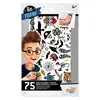 Image de 75 Tattoos Lavables Rock Gris