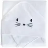 Image de Set Sortie De Bain Et Gant Lapin Blanc