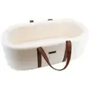 Image de Couffin Sherpa Ultra-doux Pour Bébé Beige