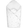 Image de Couverture D'emmaillotage En Coton Stella Blanc, Imprimé Étoiles