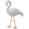 Image de Grande Peluche Flamant Rose En Coton Gris