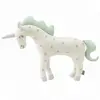 Image de Peluche Licorne En Coton Tricoté Écru