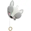 Image de Peluche Musicale Renard En Coton Bio Gris