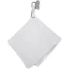 Image de Doudou Lange Attache Tétine En Gaze De Coton Jeanne Gris Clair