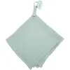 Image de Doudou Lange Attache Tétine En Gaze De Coton Jeanne Vert De Gris