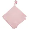 Image de Doudou Lange Attache Tétine En Gaze De Coton Jeanne Rose