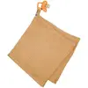 Image de Doudou Lange Attache Tétine En Gaze De Coton Jeanne Camel