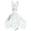 Image de Doudou Plat Lapin Bleuet Imprimé Floral