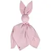 Image de Doudou Lapin En Gaze De Coton Jeanne Rose