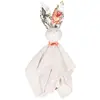 Image de Doudou Plat Lapin Néo Vintage Néo Vintage Imprimé Floral, Be