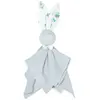 Image de Doudou Plat Lapin Eucalyptus Eucalyptus, Vert, Gris