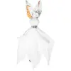 Image de Doudou Lapin En Gaze De Coton Safari Blanc