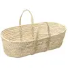 Image de Jouet Couffin Poupée 60cm En Fibres Naturelles Beige