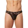 Image de String Sensuality Dentelle LM706 Noir