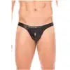 Image de String Simili Cuir LM2008 Noir