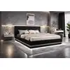 Image de Lit coffre LED 160x200 cm blanc New York