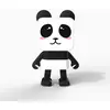 Image de Enceinte Bluetooth Dancing Animal Panda Noir, Blanc