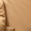 Image de Drap Housse Bébé Satin De Coton Bio Lavé Ambre