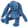 Image de Peluche Lapin Méloé 37 Cm Bleu