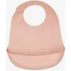 Image de Bavoir Bébé En Silicone Avec Récupérateur Rose
