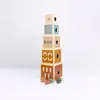 Image de Cubes Empilables En Bois Multicolore