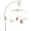 Image de Mobile Musical Lions & Hippopotames Beige