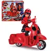 Image de Scooter Miraculous Switch'n Go + Poupée Articulée Ladybug Rouge